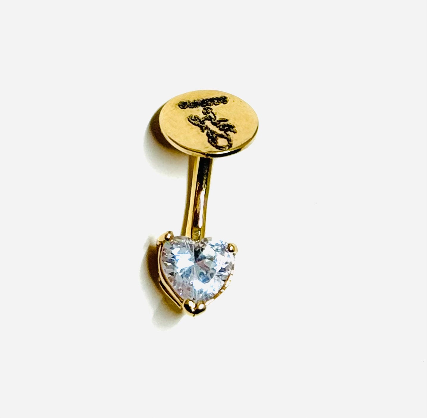14K-Y Piercing w/ CZ