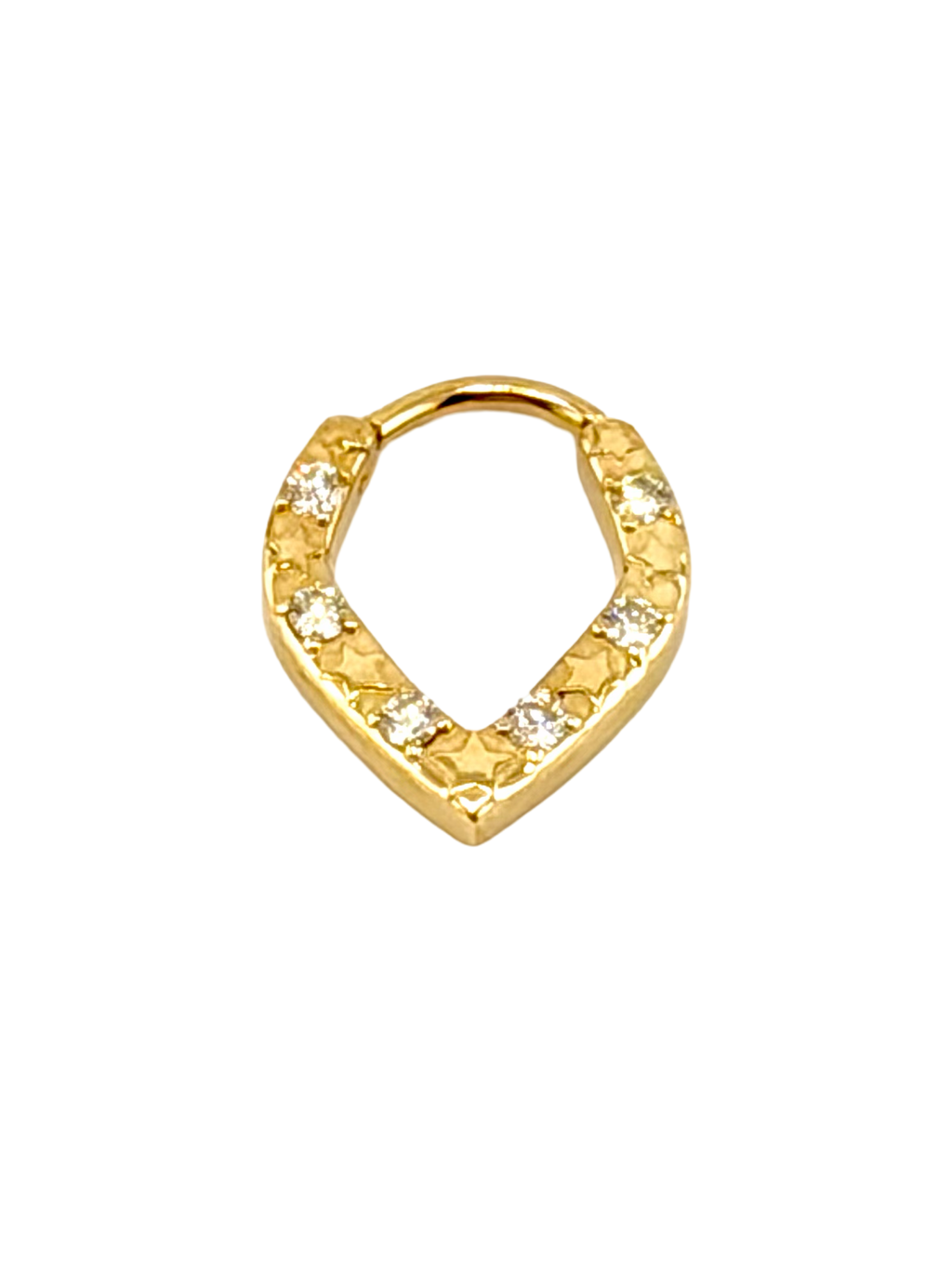 Star Hinger Gold Piercing