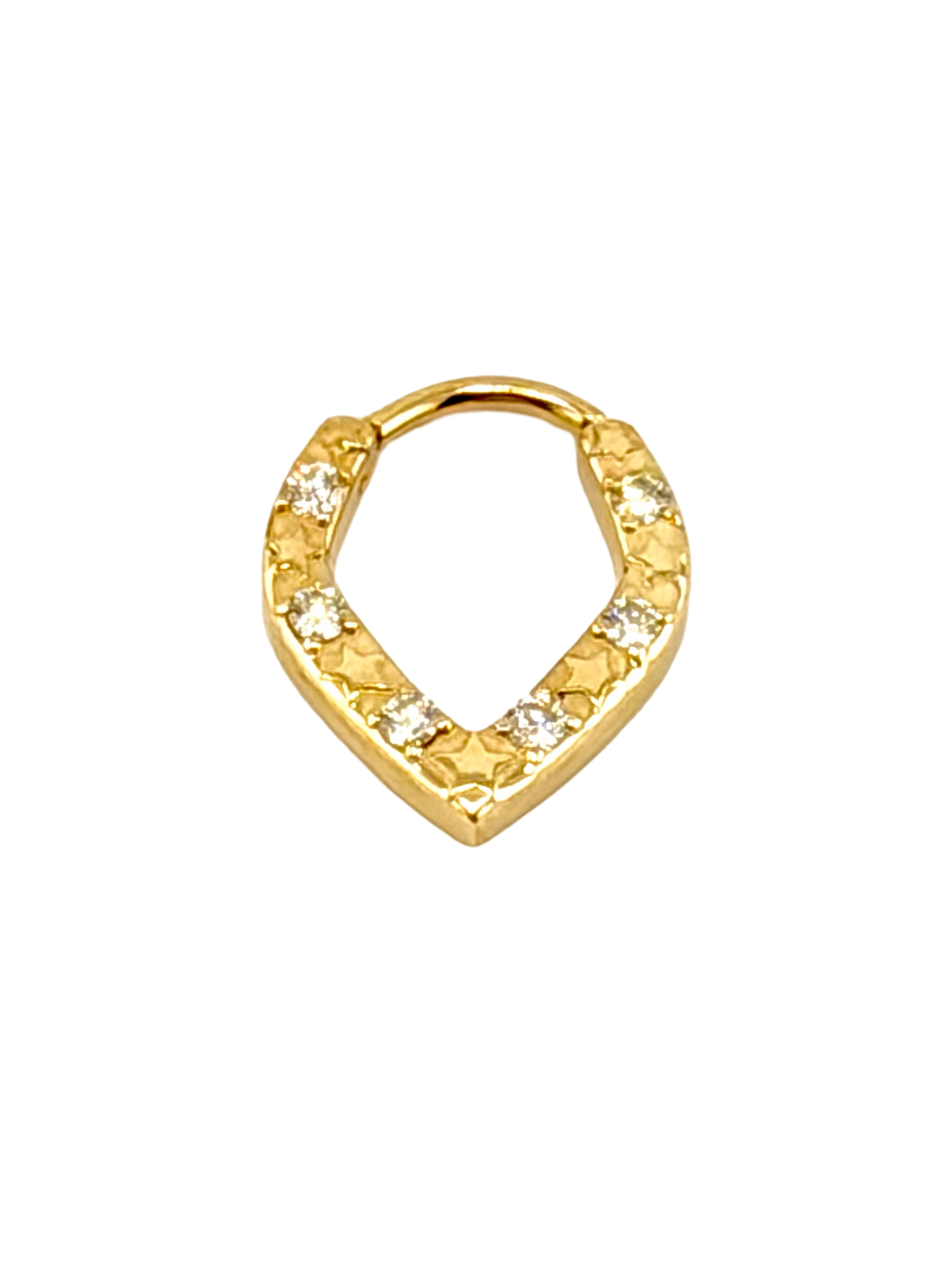 Star Hinger Gold Piercing