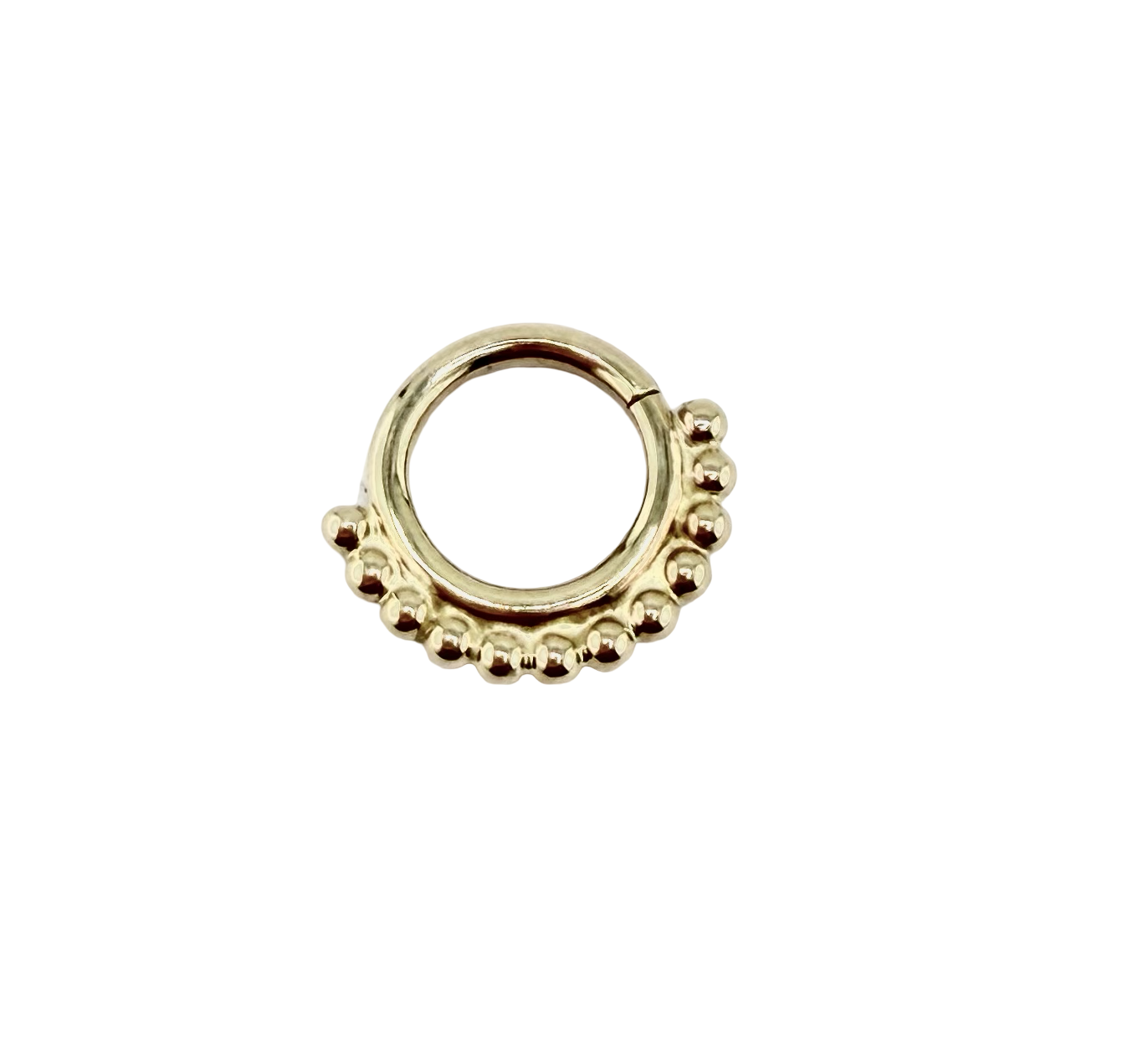 Seam Ring Piercing 14K-Yellow Gold