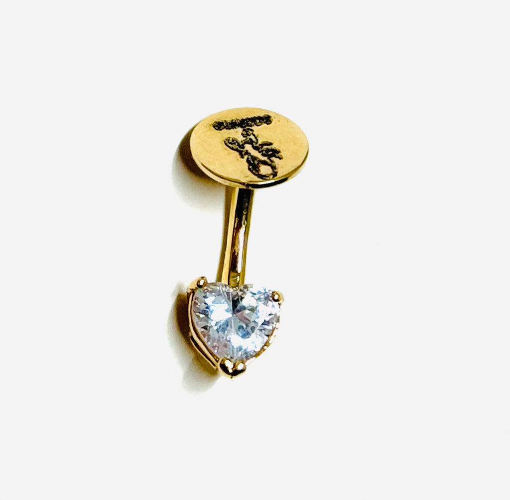 14K-Y Piercing w/ CZ