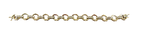 Bracelet with Diamonds 14K-Yellow Gold
